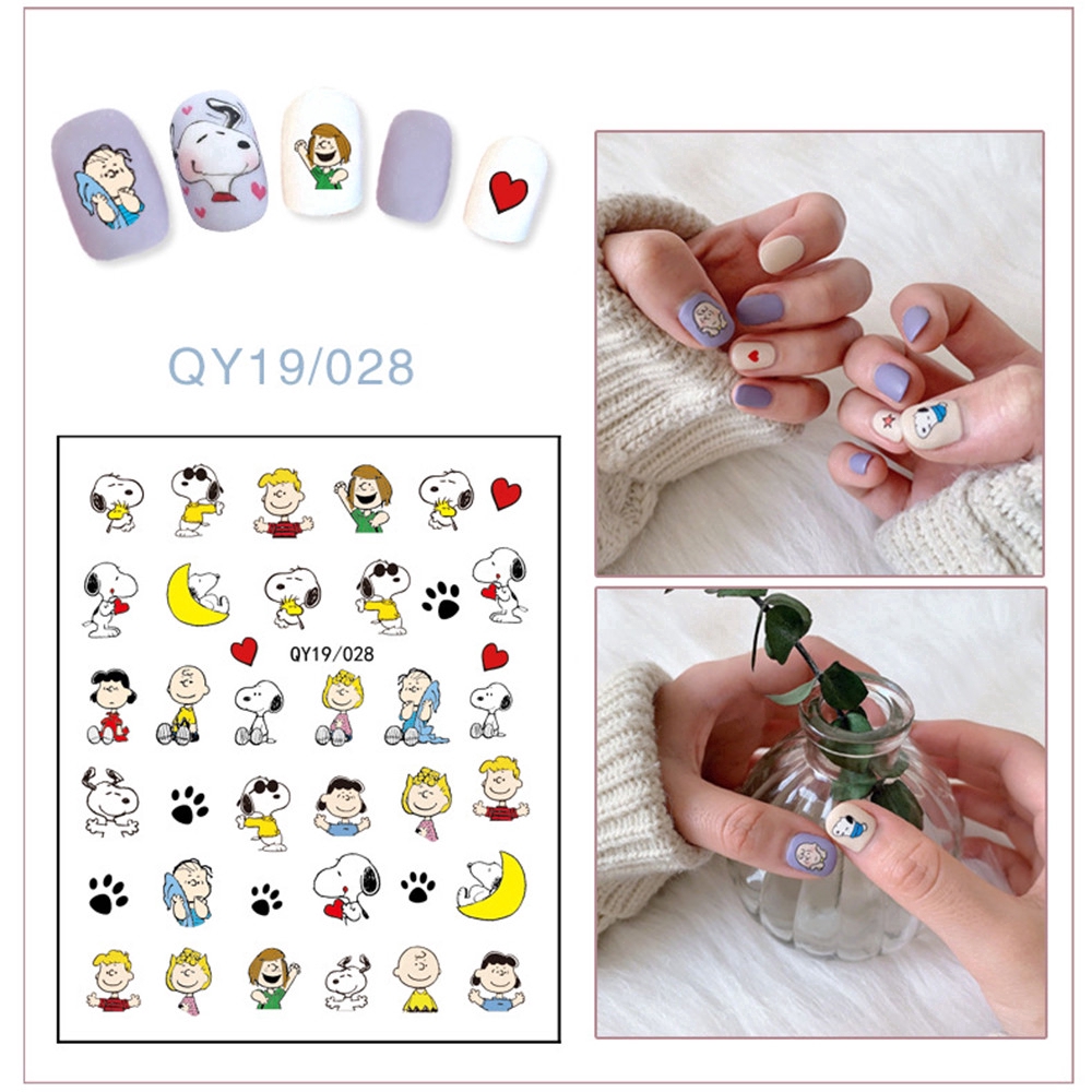 [Hàng mới về] Miếng dán móng tay họa tiết lá cây mới mẻ xinh xắn chống nước