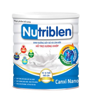 Sữa bột Nutriblen Canxi Nano cho người trưởng thành, hộp 900g