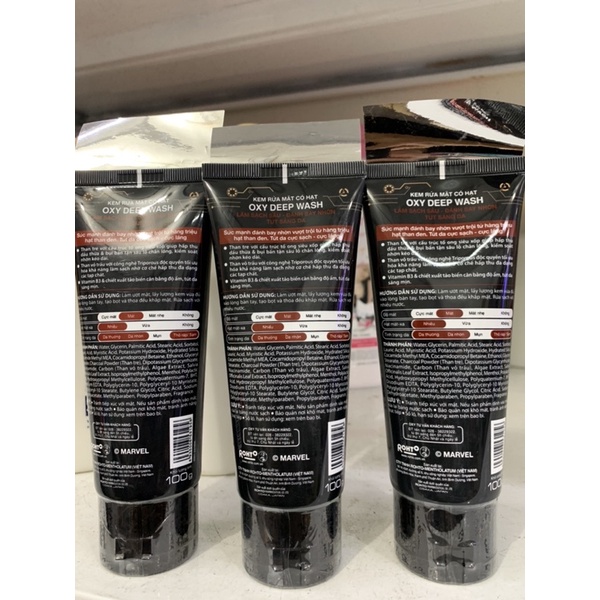 OXY Deep Wash  khẻ vàng - Kem rửa mặt có hạt sạch sâu 100g