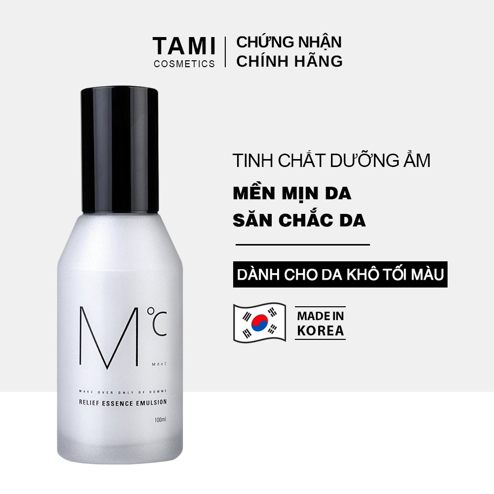 Tinh chất dưỡng ẩm MdoC Relief Essence Emulsion dành cho nam loại 30ml, 100ml TM-MSR05