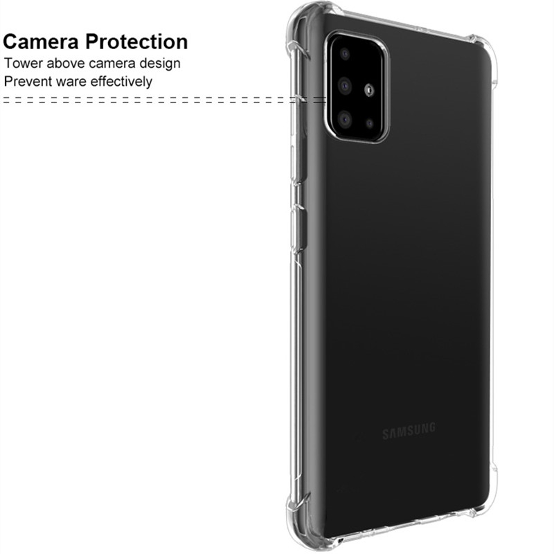 Ốp điện thoại thiết kế đệm khí cho Samsung Galaxy A01 A11 A21 A31 A41 A51 A71 5G M11 M21 M31