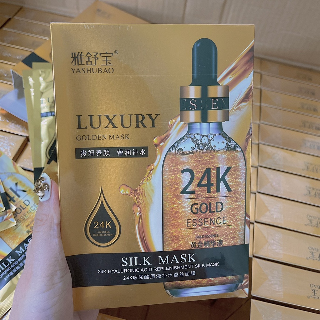Mặt Nạ Vàng 24K Goldzan Hộp 10 Miếng