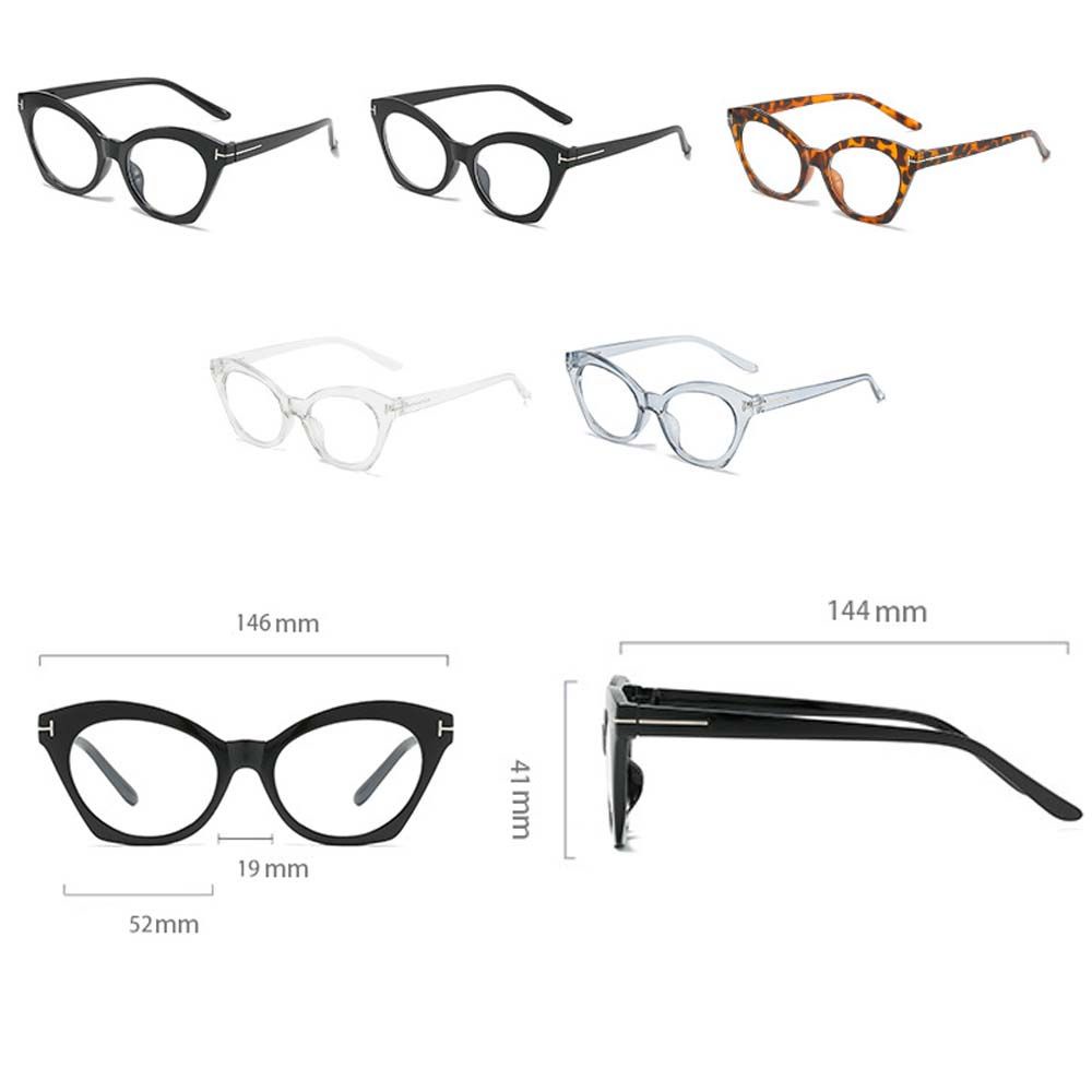 Kính đọc sách gọng tròn bằng nhựa trong suốt chống ánh sáng xanh phong cách retro Hàn Quốc cho nữ