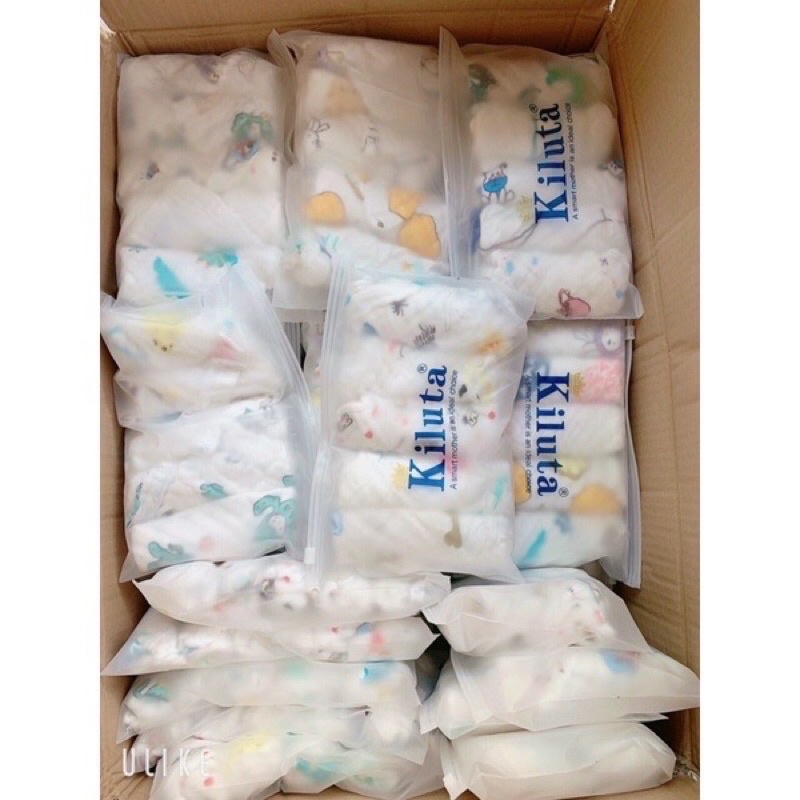 Set 5 khăn sữa Kiluta khổ 20*20 siêu thấm hút