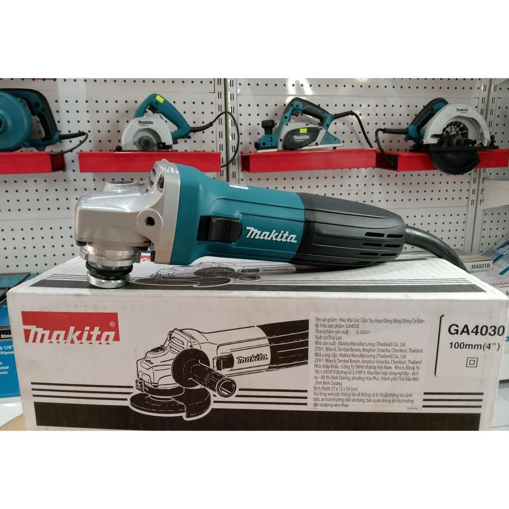 Máy mài góc Makita cầm tay GA4030 dùng lưỡi 100mm 720W - Makita GA4030 hoạt động mạnh mẽ, mài/cắt/đá