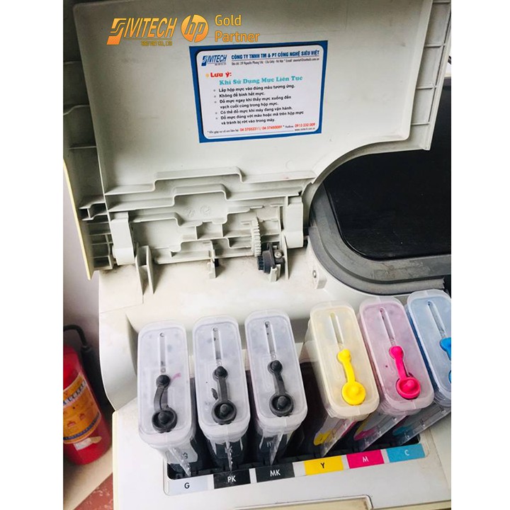 Hộp tiếp mực máy in A0 - Hp, Canon