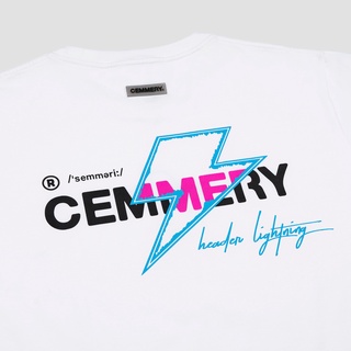 Áo thun CEMMERY " THUNDER TEE " #White