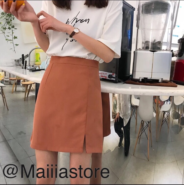 HàNG SẴN Chân váy ngắn xẻ 3 màu (ảnh thật sau) | BigBuy360 - bigbuy360.vn