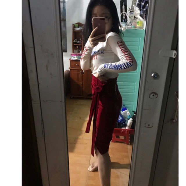 Chân váy nhungmua ở f.w.m house