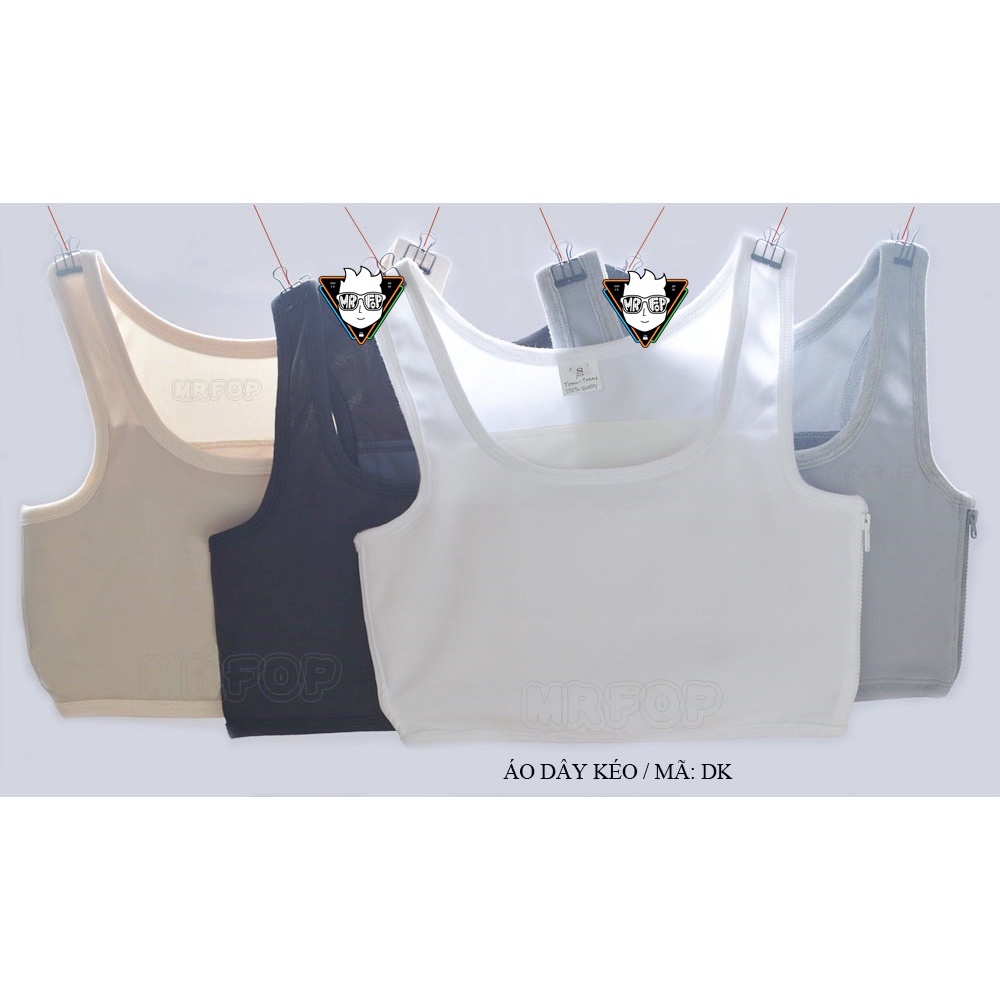 Áo nịt dây kéo hông trái  Có gen Có viền bó vừa vặn thoải mái Tomboy Transguy