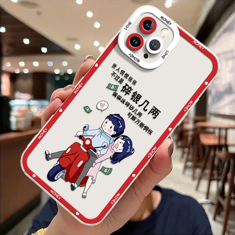 Ốp Điện Thoại Silicon TPU Mềm Trong Suốt In Họa Tiết Dễ Thương Chống Sốc Cho IPhone 14 13 12 Pro Max 11 XS XR X 8 7 6S Plus