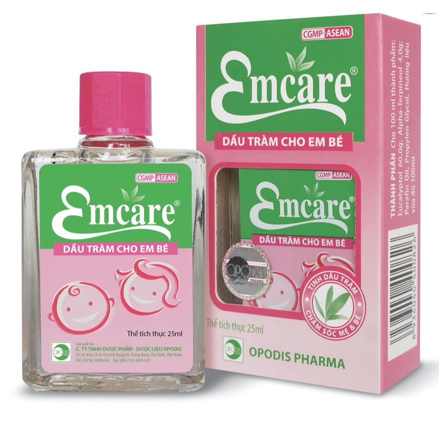 Dầu tràm Emcare (Chai 25ml) - Nhà thuốc Amipharma