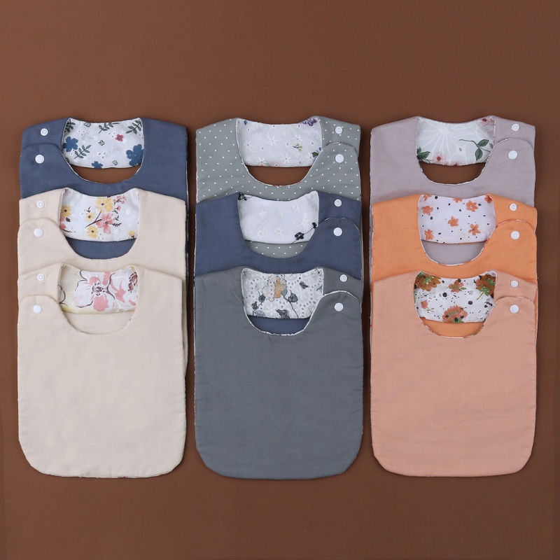 Yếm Ăn Cotton Chống Thấm Nước Dành Cho Bé