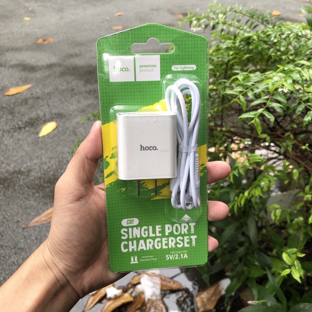 Bộ Sạc Nhanh C81 Kèm Cáp /Micro USB/Type C-Bộ Củ Cáp Sạc Nhanh 5V/2.1A Hàng-Bảo Hành 6T