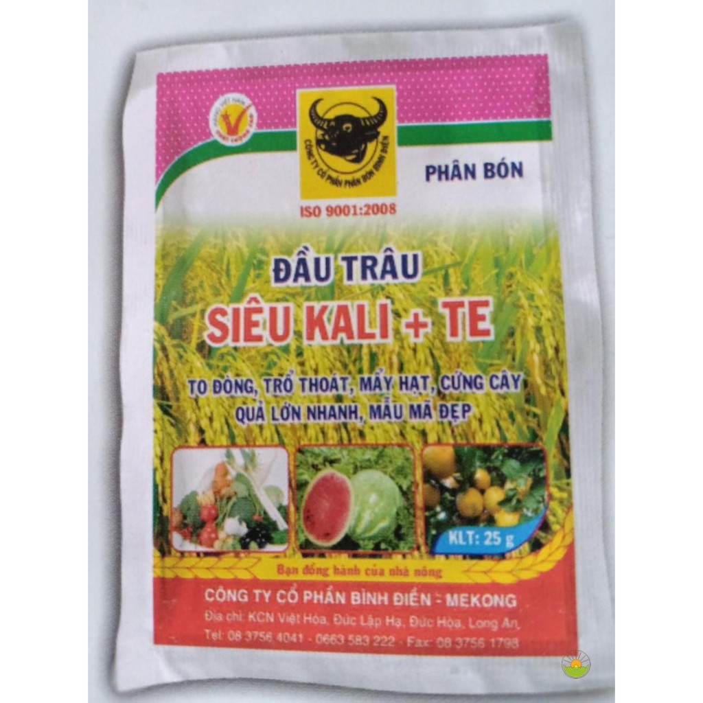 Super Kali - Giúp Cây Chịu Hạn, Kéo Dài vòi Hoa, Hoa Lớn , Đậm Màu hũ 25g