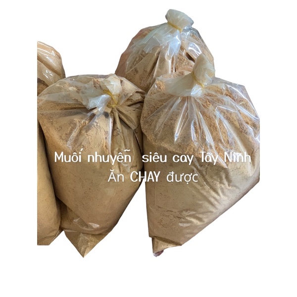 0.5kg muối nhuyễn siêu cay ăn chay được chính gốc Tây Ninh !