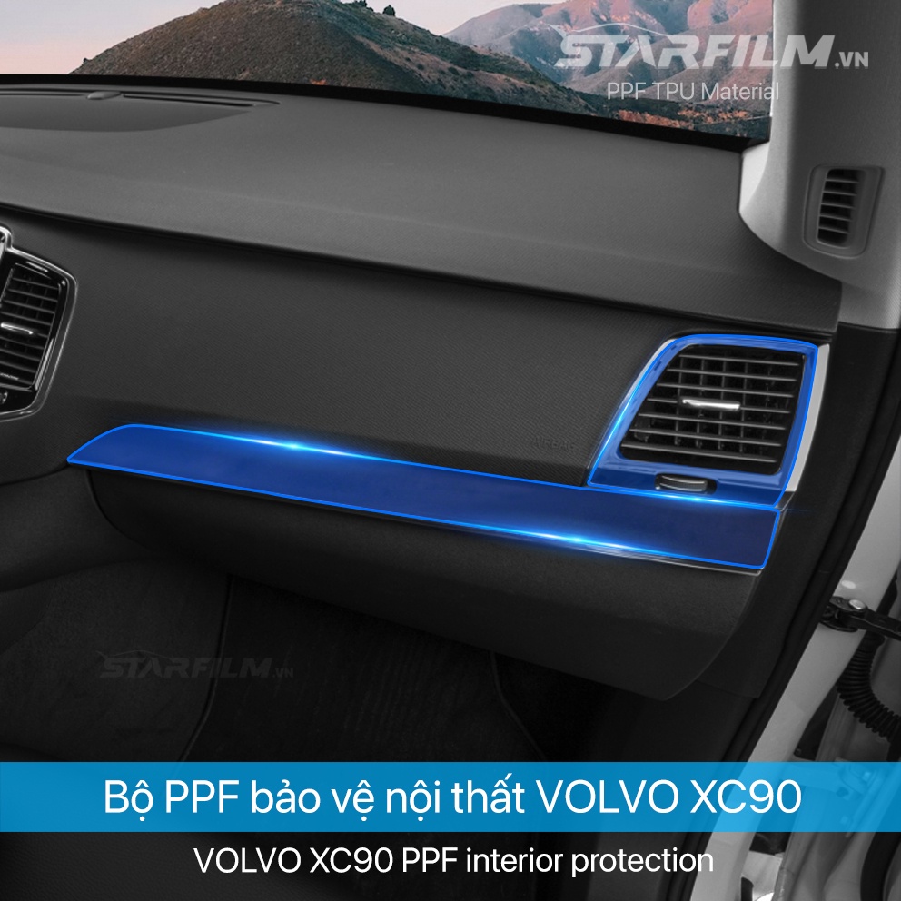 Volvo XC 90 PPF TPU Nội thất chống xước tự hồi phục STARFILM