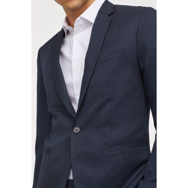 Bill Đức-Áo vest blazer jacket nam H&M auth new tag slim fit skinny xanh đen vest chú rể cao cấp chính hãng | BigBuy360 - bigbuy360.vn