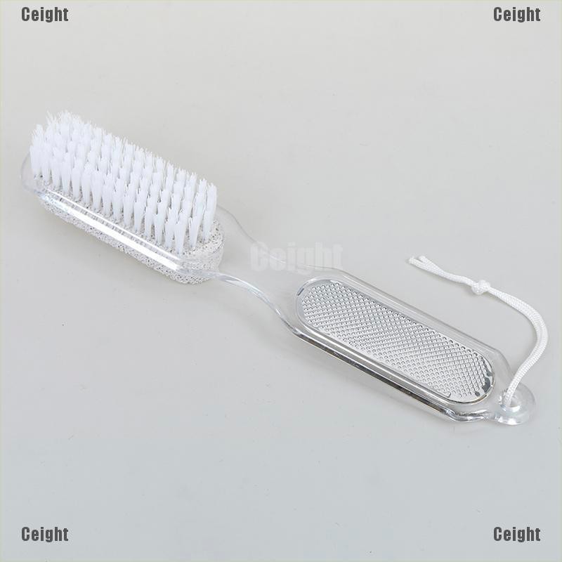 (Cei) 4 in 1 Foot Brush Scrubber Feet Massage Scrub Brushes Remove Dead Skin Care  _cei