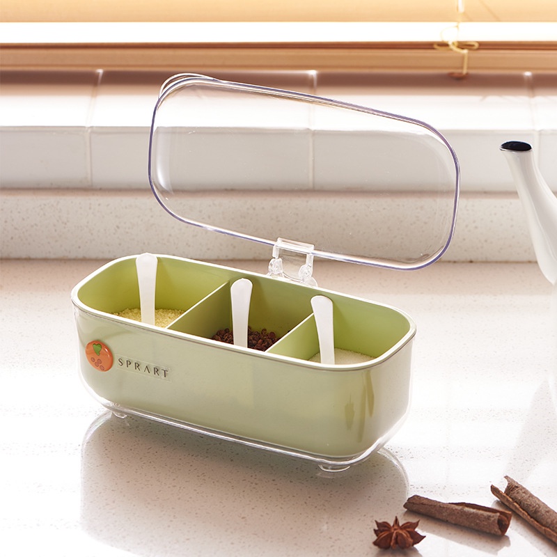 Hộp Đựng Gia Vị Có Nắp Đậy Tiện Dụng Cho Nhà Bếp