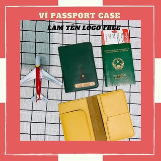 [Freeship 99k Toàn Quốc][Combo] Ví Passport + Dây móc khoá có tên chủ nhân