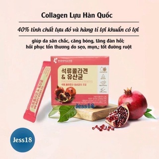 BỘT COLLAGEN UỐNG LỰU ĐỎ BIO CELL HÀN QUỐC