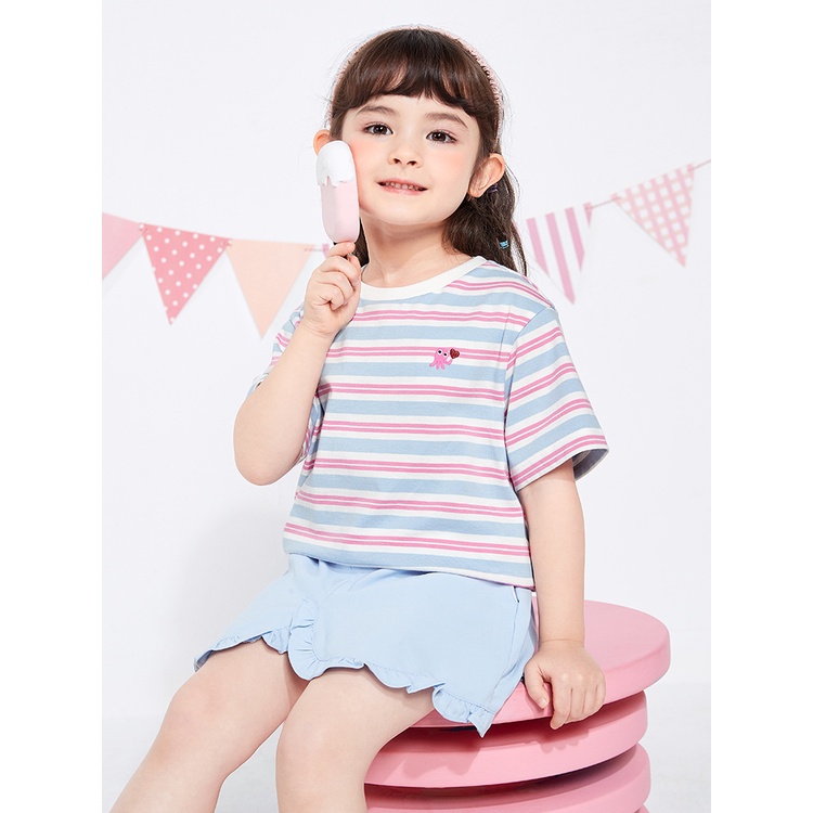 Áo thun kẻ sọc BALABALA - TODDLER dành cho bé gái 201222117018