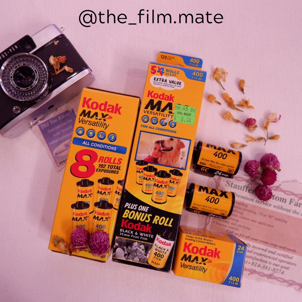 [Kodak Max Versality 400] - Film 135 (35mm) giá rẻ, 24 kiểu & 36 kiểu, hàng US