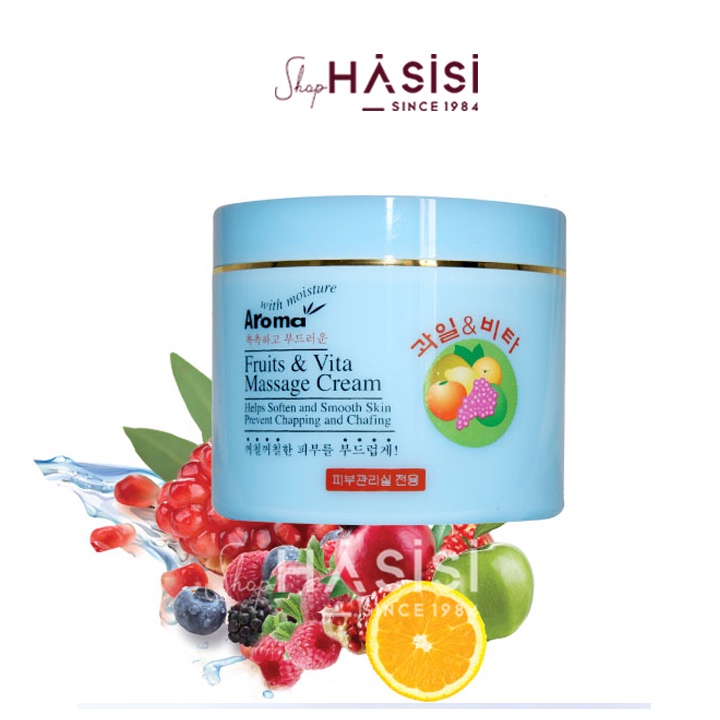 KEM MASSAGE TRÁI CÂY AROMA Fruits &amp; Vita Masage Cream 480g