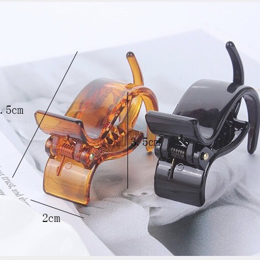 Kẹp tóc càng cua 3 răng trơn tuyển trọn loại 1 dành cho nữ DAHABOO KT07