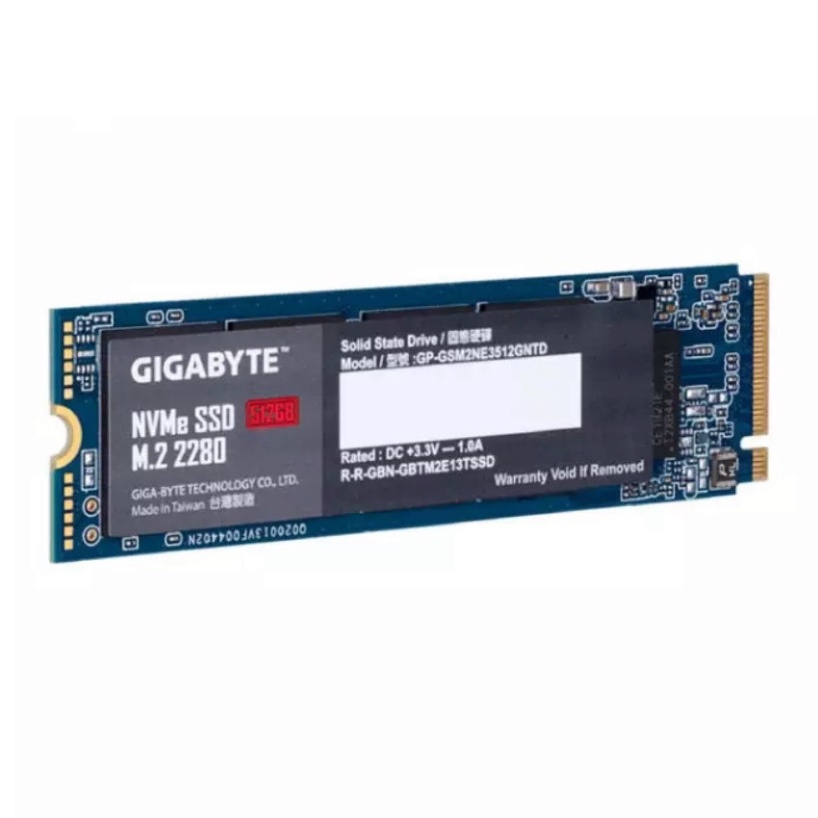 Ổ cứng SSD Gigabyte 512GB M.2 2280 PCIe NVMe Gen 3x4  - Bảo hành 36 tháng