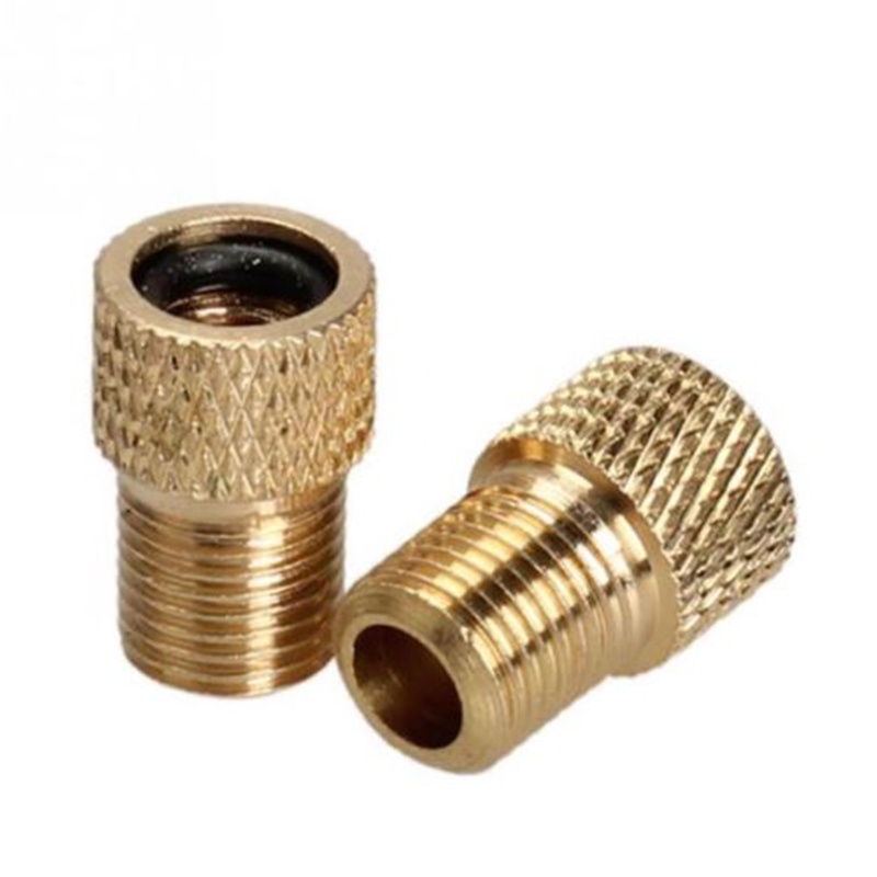 Đầu chuyển đổi van Presta sang Schrader phù hợp để bơm lốp xe đạp