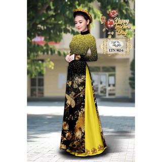VẢI ÁO DÀI IN 3D