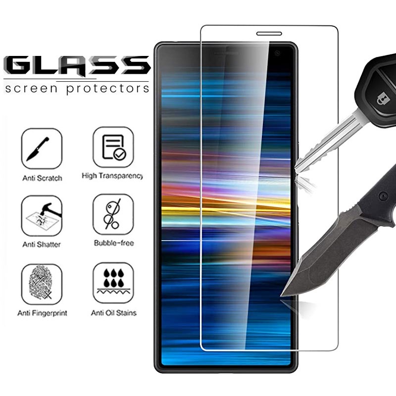 Kính cường lực Cho Sony Xperia 5 1 10 XA2 XA1 Plus L3 XZ2 XZ1 XZ Premium Compact XA1 Ultra L1 L2 XZs
