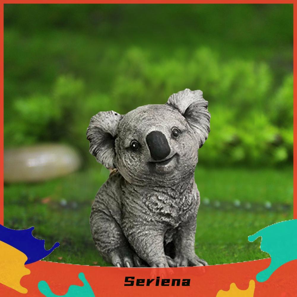 Se Mô Hình Gấu Koala Bằng Nhựa Trang Trí Sân Vườn