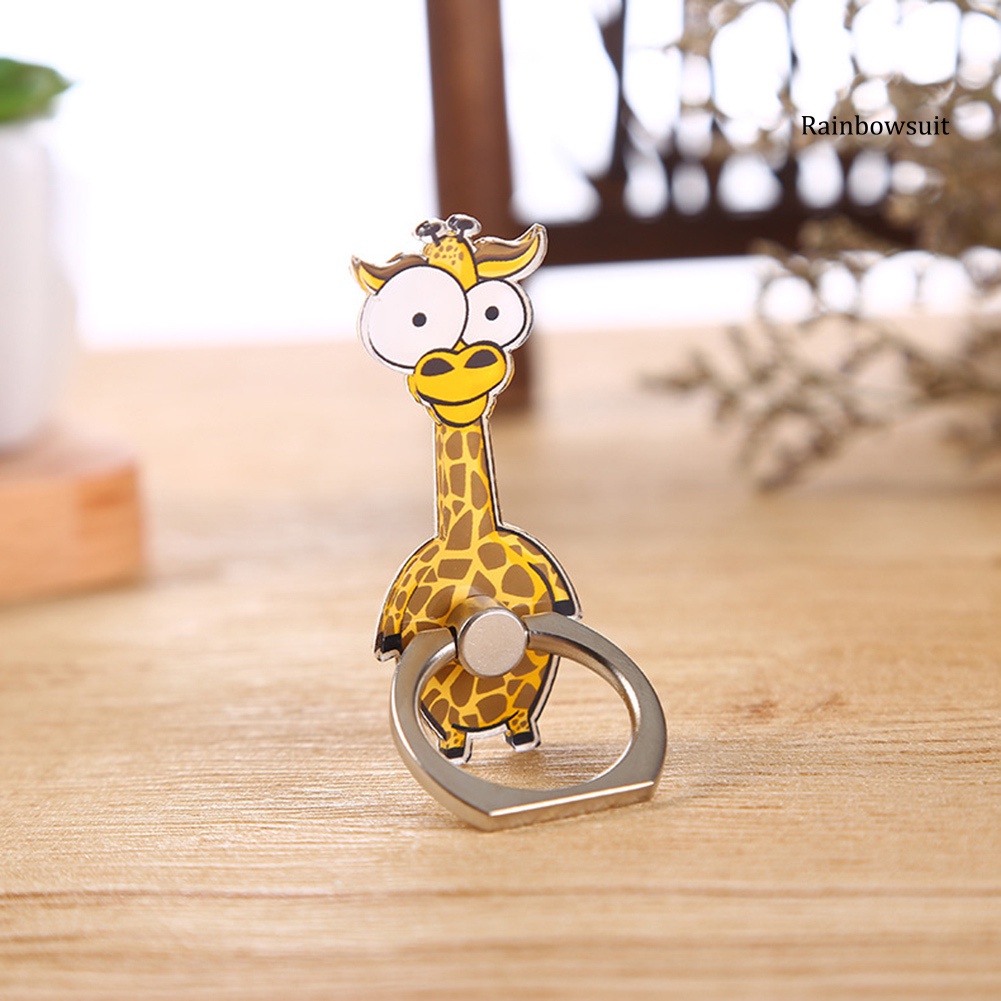 Nhẫn Móc Ngón Tay Giữ Điện Thoại Họa Tiết Hoạt Hình Đáng Yêu