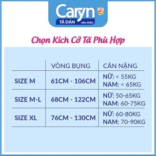 TÃ GIẤY NGƯỜI LỚN CARYN M40 miếng