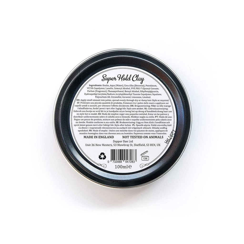 Sáp vuốt tóc Dapper Dan Ultra Matte Hair Styling Clay Wax