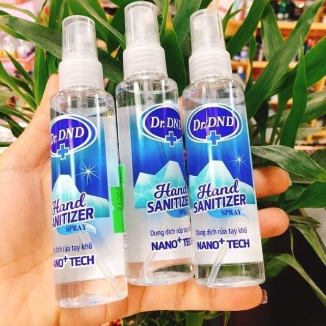 Nước sát khuẩn tay - dung dịch rửa tay Dr.DND 70ml | BigBuy360 - bigbuy360.vn