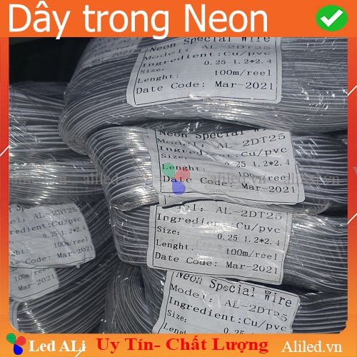 Dây điện trong cuộn 100m dây diện Neon dây 0.25 0.5 1.0
