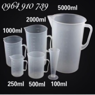 Ca đong nhựa 100ml-2000ml