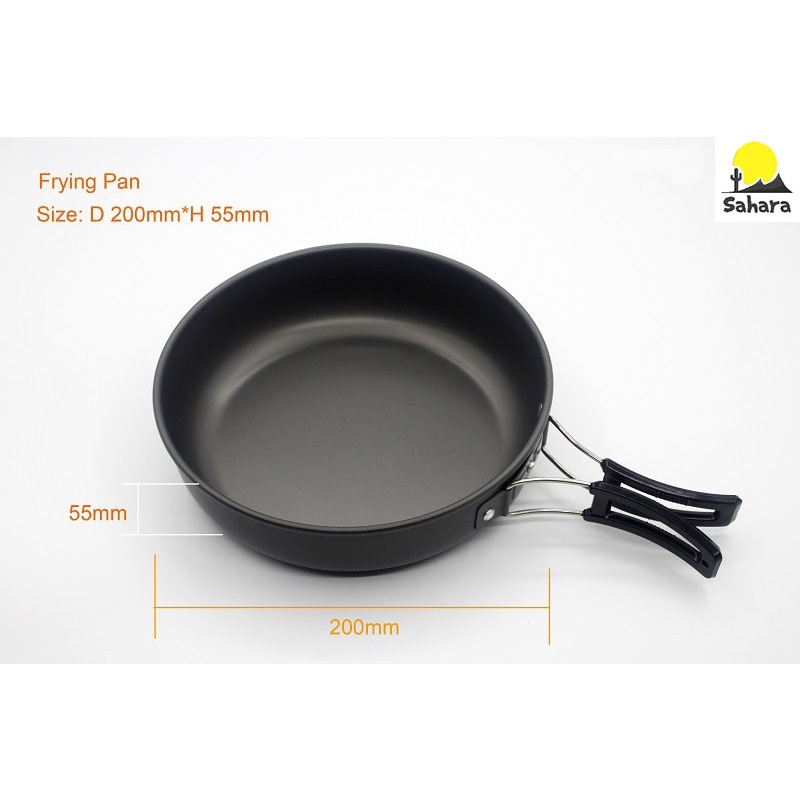 Bộ nồi dã ngoại cắm trại DS-500 dành cho 4-5 người