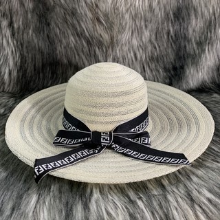 Nón Cói Rộng Vành/ Mũ Đi Biển Ren Hoạ Tiết Hoa Đen N043 [Ảnh Tự Chụp]