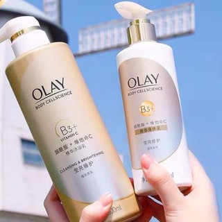 Sữa tắm Olay Body Cellscience dưỡng ẩm B3 + Vitamin C 300ml
