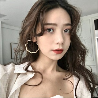 Bông tai vòng tròn đính hạt MS150
