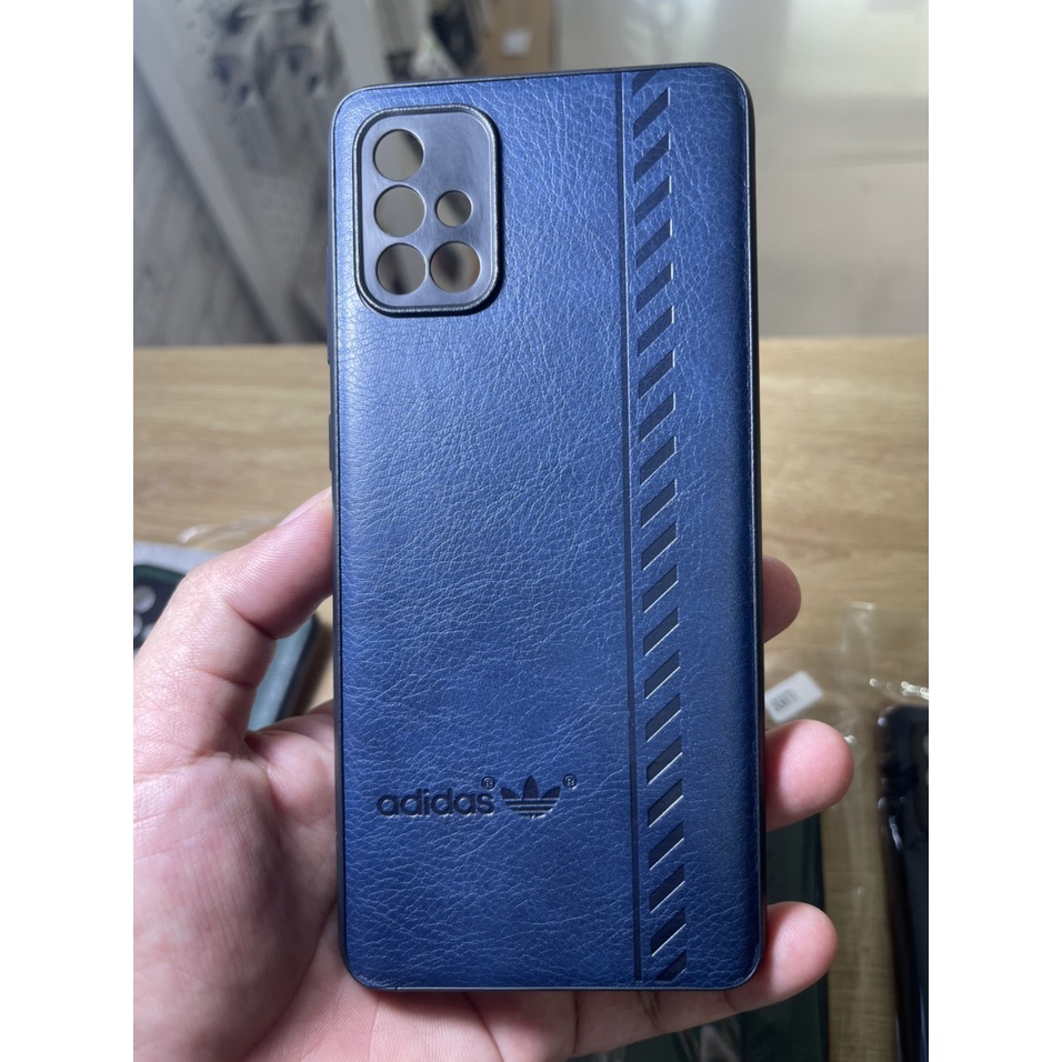 Ốp lưng da thương hiệu adidas cho samsung A11 A21 A31 A51 A71 A81 dẻo, mềm dàn hồi, bền đẹp