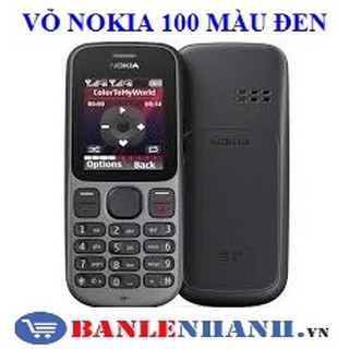 VỎ KHÔNG PHÍM NOKIA 100 MÀU ĐEN [VỎ ZIN, XỊN]