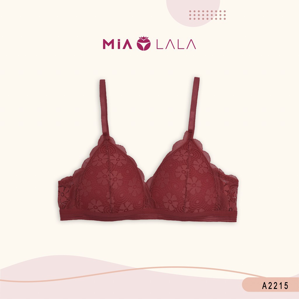 Áo lót bralette không gọng đệm mỏng điệu đà ren hoa MiaLala 722 NA3220215 - HÀNG MỚI VỀ