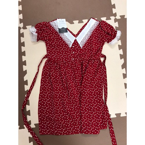 Set váy đầm mẹ và bé du lịch ♥️HOT TRENDS 2021♥️Áo váy màu đỏ tím cổ trái tim dễ thương