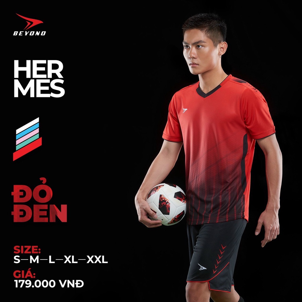 Bộ Quần Áo Đá Bóng Chính Hãng Beyono Hermes - Mẫu Cao Cấp 2022